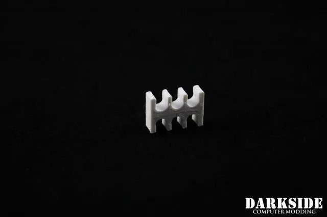 Alt view image 3 of 4 - Darkside 6-Pin Cable Management Holder- White (3DS-0006)