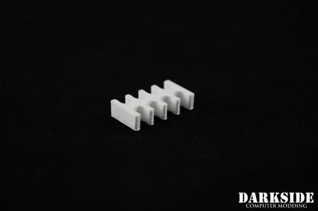 Alt view image 4 of 5 - Darkside 8-Pin Cable Management Holder- White (3DS-0005)