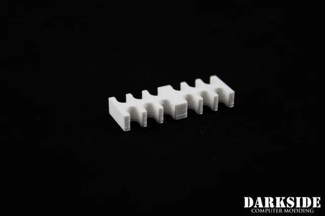 Alt view image 3 of 4 - Darkside 12-Pin Cable Management Holder- White (3DS-0004)