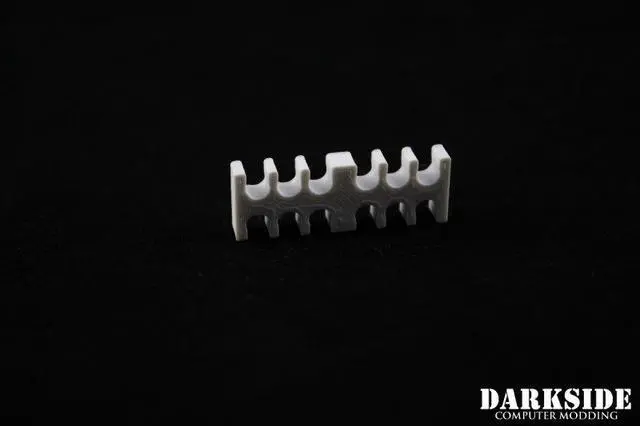Alt view image 4 of 4 - Darkside 12-Pin Cable Management Holder- White (3DS-0004)