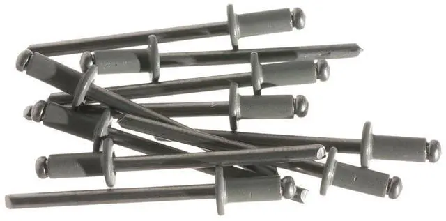 Alt view image 4 of 5 - ModMyMods 1/8" (3mm) Domed Aluminum Rivets - Gray - 10 Pack (MOD-0193)
