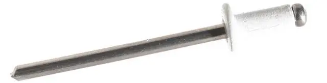 Alt view image 5 of 5 - ModMyMods 1/8" (3mm) Domed Aluminum Rivets - White - 10 Pack (MOD-0195)