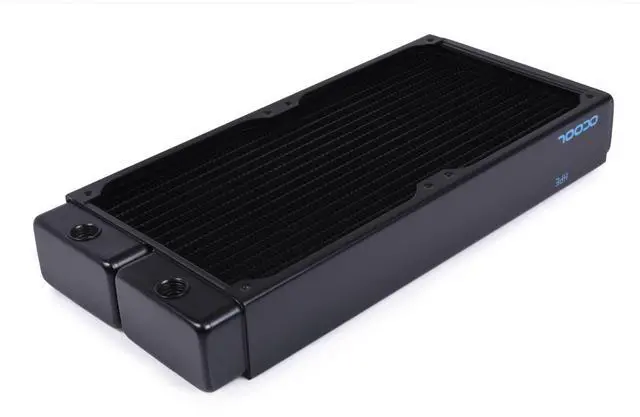Alt view image 2 of 7 - Alphacool NexXxoS HPE-45 Full Copper 280mm Radiator (14441)