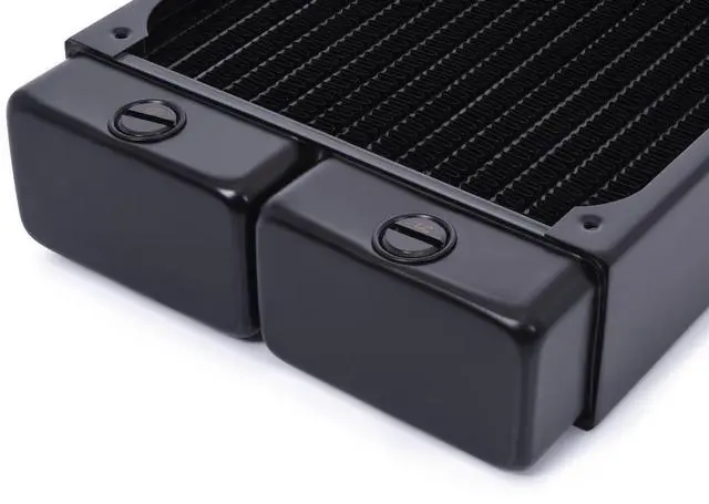 Alt view image 6 of 7 - Alphacool NexXxoS HPE-45 Full Copper 420mm Radiator (14442)