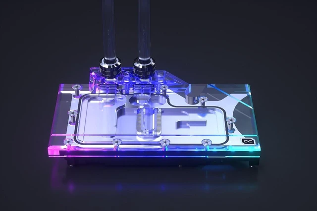 Alt view image 5 of 6 - Alphacool Eisblock Aurora Acryl GPX-N RTX 3070TI Founders Edition with Backplate (11983)