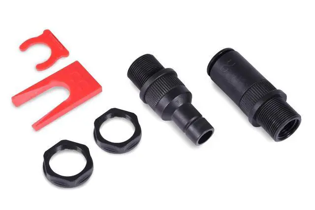 Alt view image 6 of 7 - Alphacool ES Quick Release Coupling Set IT/IT - Bulkhead Fitting PushIn Industry (17598)