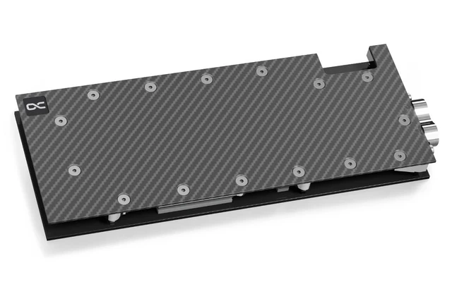 Alt view image 4 of 6 - Alphacool ES GPX-A Radeon RX 6800/XT/6900 Reference Copper/Carbon with backplate (13077)
