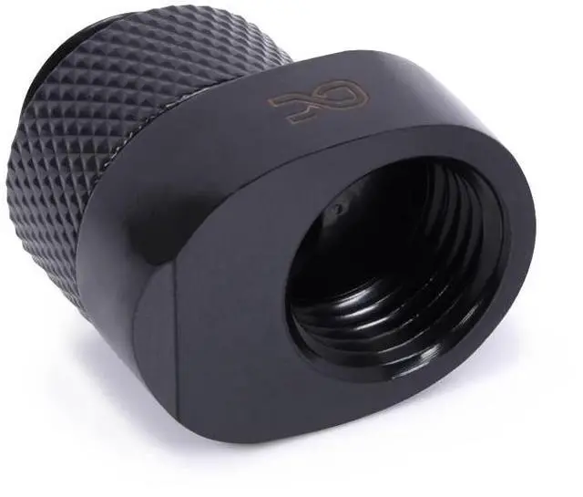 Alt view image 6 of 8 - Alphacool Eiszapfen 8mm Offset Fitting Rotatable G1/4 OT to G1/4 IT - Black (17604)