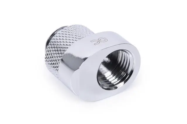 Alt view image 5 of 7 - Alphacool Eiszapfen 8mm Offset Fitting Rotatable G1/4 OT to G1/4 IT - Chrome (17603)