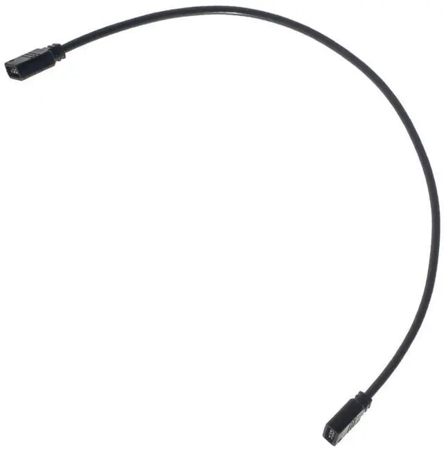Alt view image 3 of 4 - ModMyMods 4-Pin Female RGB LED Strip 30cm Extension Cable - Black (MOD-0199)