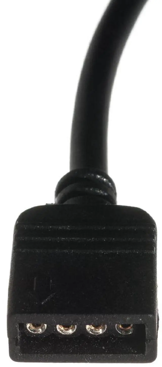Alt view image 5 of 5 - ModMyMods 4-Pin Female RGB LED Strip 2-Way Splitter Cable - Black (MOD-0202)