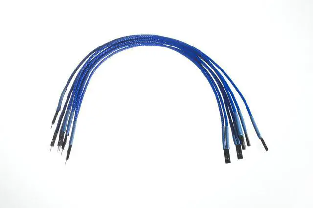 Alt view image 3 of 4 - Darkside Front Panel I/O Connection Kit - Blue (DS-IO12-BLU)