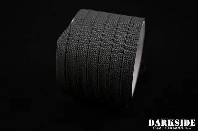 Alt view image 4 of 5 - DarkSide 10mm (3/8") High Density SATA Cable Sleeving - Gun Metal (DS-0844)
