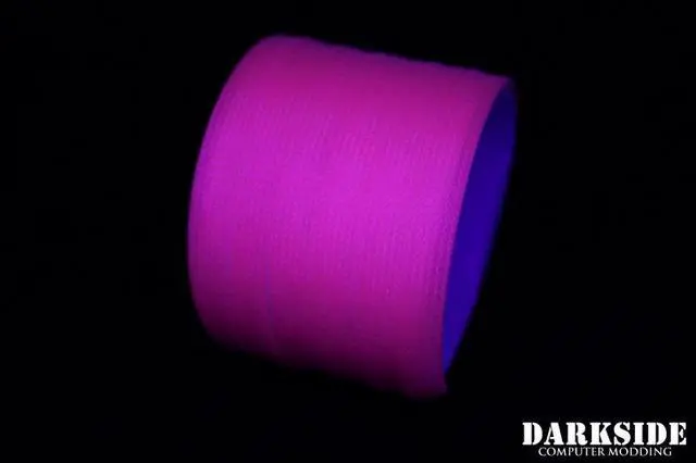 Alt view image 6 of 6 - DarkSide 10mm (3/8") High Density SATA Cable Sleeving - Hot Pink (UV) (DS-0845)