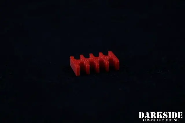 Alt view image 4 of 5 - Darkside 8-Pin Cable Management Holder- Red (3DS-0009)