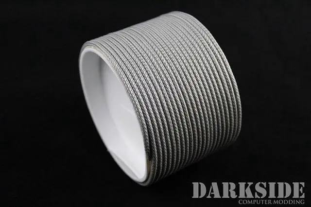Alt view image 4 of 5 - Darkside 2mm (5/64") High Density Cable Sleeving - Titanium Grey (DS-0058)