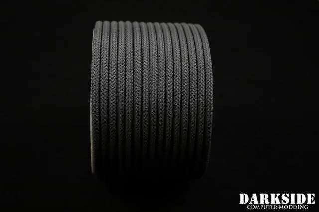 Alt view image 6 of 6 - Darkside 4mm (5/32") High Density Cable Sleeving - Gun Metal (DS-0841)