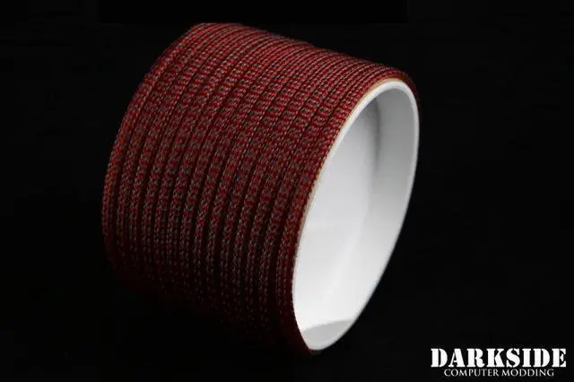 Alt view image 4 of 5 - Darkside 4mm (5/32") High Density Cable Sleeving - Lava II (UV) (DS-0770)