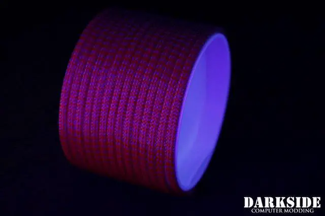 Alt view image 5 of 5 - Darkside 4mm (5/32") High Density Cable Sleeving - Lava II (UV) (DS-0770)