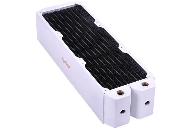 Alt view image 7 of 9 - Alphacool NexXxos Monsta Radiator 360, 120mm x 3, Triple Fan, White