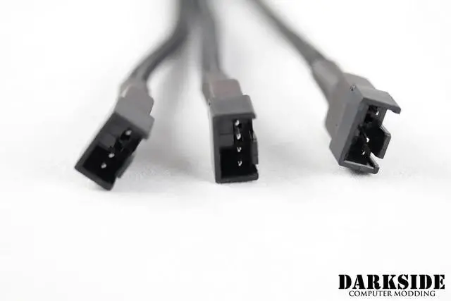 Alt view image 6 of 6 - Darkside 3-Way 4-pin PWM Fan Splitter (DS-1180)