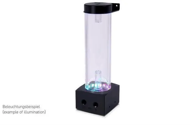 Alt view image 4 of 13 - Alphacool Core 200 Aurora Reservoir Acetal/Acryl with VPP Pump (15381)