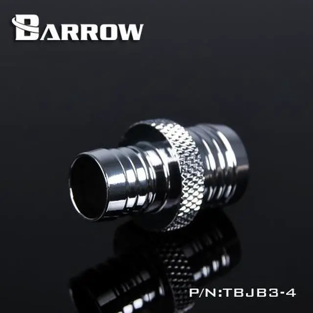 Alt view image 4 of 4 - Barrow 1/2" to 3/8" Barbed Reducer Fitting - Silver (TBJB3-4-Silver)