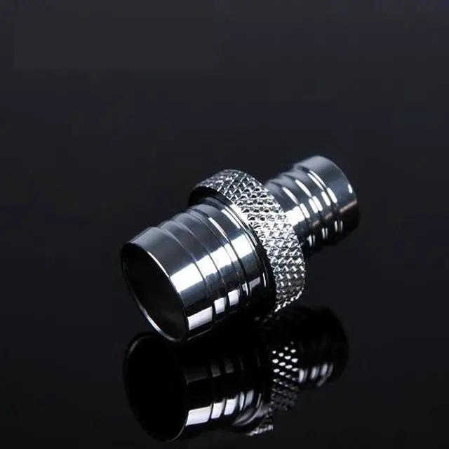 Alt view image 3 of 4 - Barrow 1/2" to 3/8" Barbed Reducer Fitting - Silver (TBJB3-4-Silver)