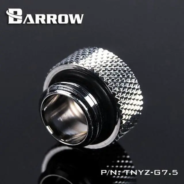 Alt view image 6 of 6 - Barrow G1/4" 7.5mm Male to Female Extension Fitting - Silver (TNYZ-G7.5-Silver)
