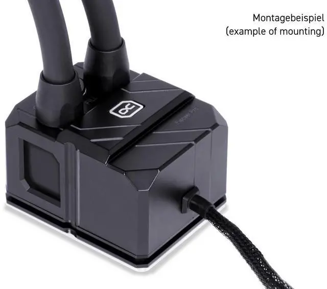 Alt view image 5 of 7 - Alphacool Eisbaer Pro ES (Solo) Full Black (13094)