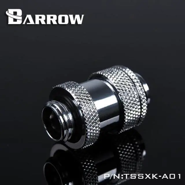 Alt view image 5 of 5 - Barrow G1/4" 22-31mm Adjustable SLI / Crossfire Connector - Silver (TSSXK-A01-Silver)