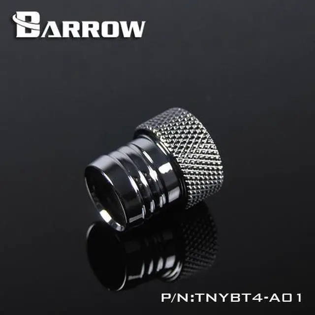 Alt view image 3 of 4 - Barrow G1/4" Inner Thread to 1/2" ID Barb Adaptor Fitting - Silver (TNYBT4-A02-Silver)