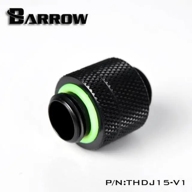Alt view image 9 of 10 - Barrow G1/4" Male to Male D-Plug Fitting, 15mm, Black