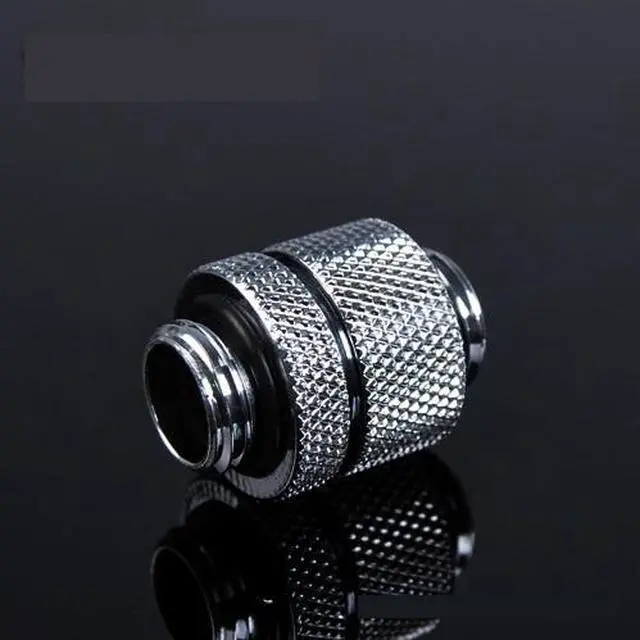 Alt view image 3 of 6 - Barrow G1/4" 15mm Male to Male Extension Fitting with Micro Adjustment - Silver (THDJ15-V1-Silver)