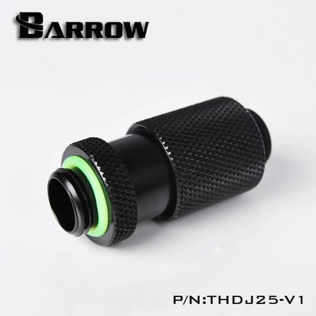 Alt view image 8 of 10 - Barrow G1/4" Male to Male D-Plug Fitting, 25mm, Black (THDJ25-V1)