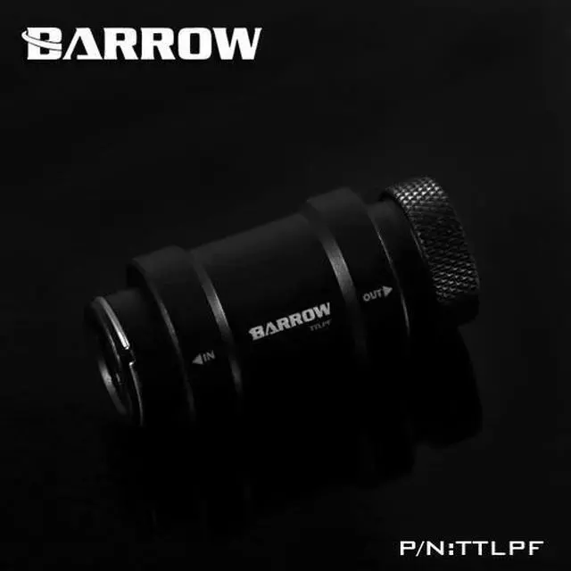 Alt view image 4 of 4 - Barrow G1/4" Check Valve, Flat Push Type, Black