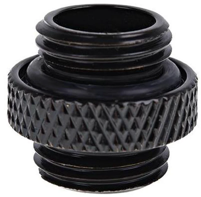 Alt view image 11 of 14 - Alphacool Eiszapfen G1/4" Male to Male Adapter Fitting - Deep Black (17399)