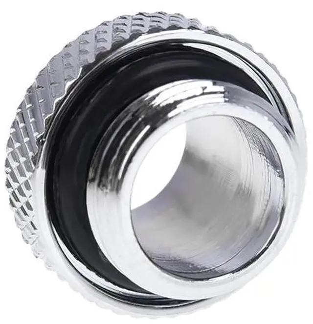 Alt view image 8 of 9 - Alphacool Eiszapfen G1/4" Male to Male Adapter Fitting - Chrome (17398)