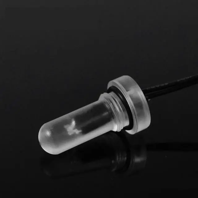 Alt view image 3 of 4 - Barrow G1/4 Acrylic Stop Fitting with LED - Yellow (YGY-01-YELLOW)