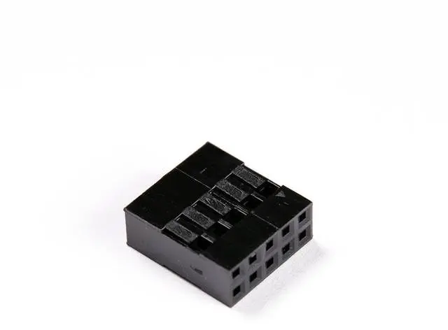 Alt view image 4 of 5 - ModMyMods MMM 10-Pin Dupont Connector - USB 2.0/HD Audio/AC97 - Black (MOD-0253)