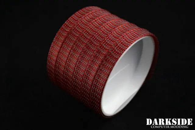 Alt view image 2 of 3 - DarkSide 10mm (3/8") High Density SATA Cable Sleeving - Lava II (DS-0762)