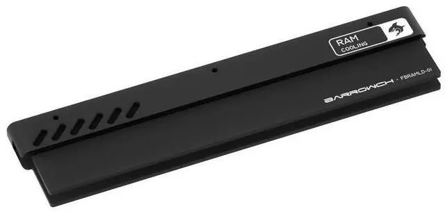 Alt view image 2 of 6 - Barrowch DDR5 RAM Single Dimm Heatsink - Black (FBRAMLD-01)