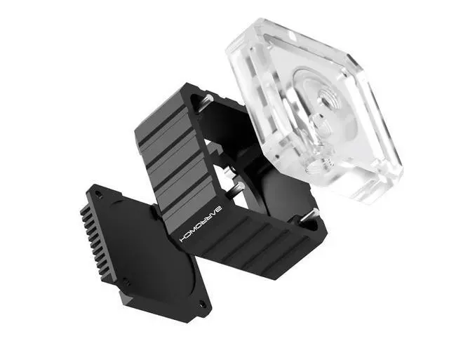 Alt view image 3 of 4 - Barrowch DDC ARGB Pump Top Enclosure - Black (FBDCHK)