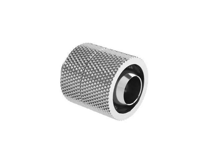Alt view image 3 of 4 - Barrow G1/4" Thread 3/8" ID x 1/2" OD 360 Degree Rotary Compression Fitting - Silver (TXKN-3/8-Silver)