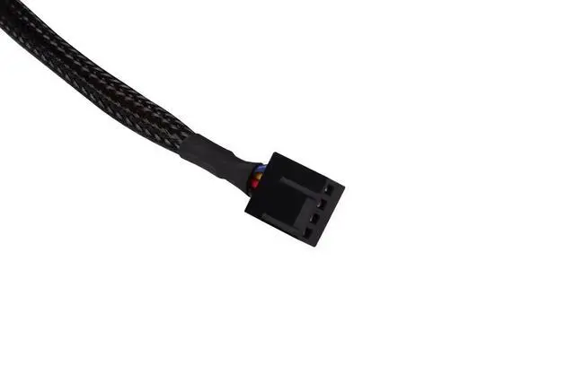 Alt view image 5 of 6 - Alphacool Y-Splitter 4-Pin to 4x 4-Pin PWM Cable - 60cm - Black (18684)