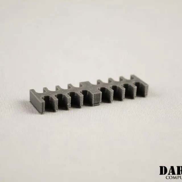 Alt view image 5 of 5 - Darkside 14-Pin Cable Management Holder- Gun Metal (3DS-0051)
