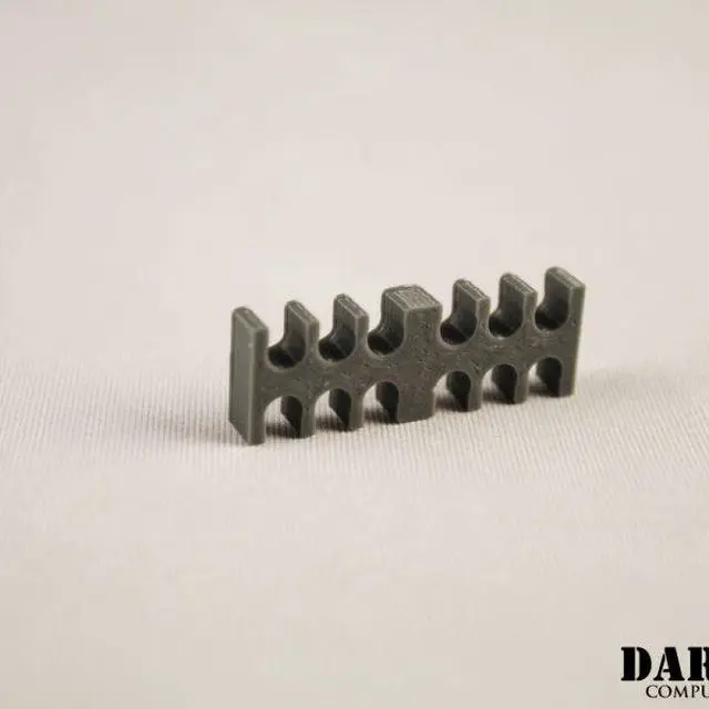 Alt view image 4 of 5 - Darkside 12-Pin Cable Management Holder- Gun Metal (3DS-0050)