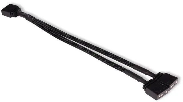 Alt view image 5 of 7 - Alphacool Y-Splitter aRGB 3-Pin to 2x 3-Pin Cable - 15cm (18704)