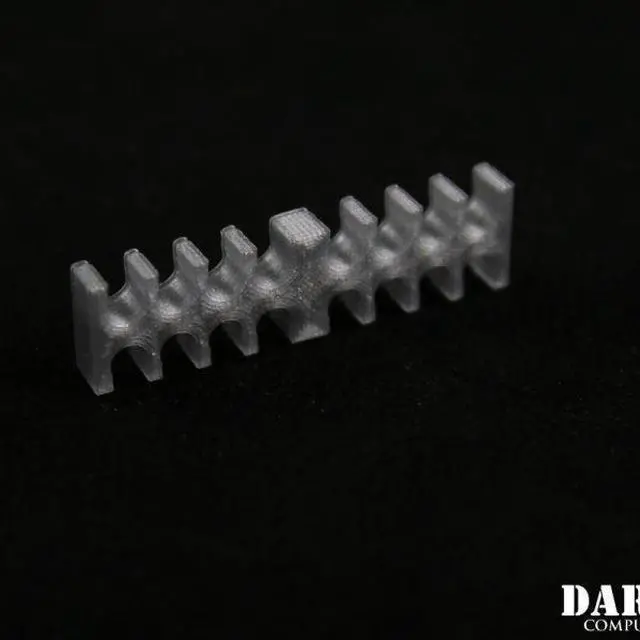 Alt view image 4 of 5 - Darkside 16-Pin Cable Management Holder- Metallic Silver (3DS-0059)