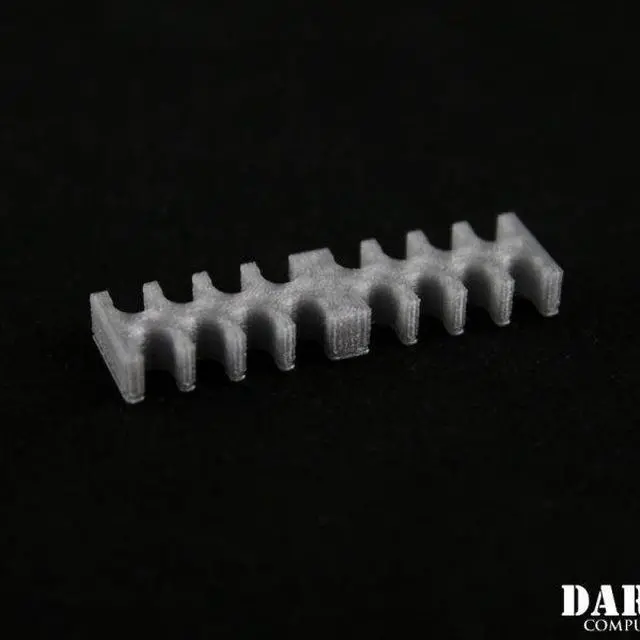 Alt view image 5 of 5 - Darkside 16-Pin Cable Management Holder- Metallic Silver (3DS-0059)